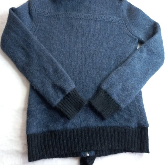 Zadig Voltaire Alpaca Wool High Neck Zip Sweater (S) - Picture 10 of 11